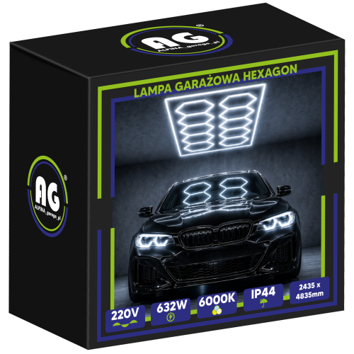 Lampa Garażowa Hexagon 6500K 632W 75840LM