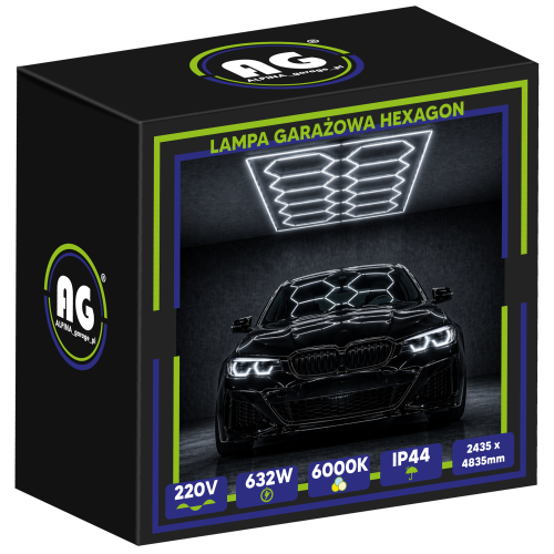 Lampa Garażowa Hexagon 6500K 632W 75840LM