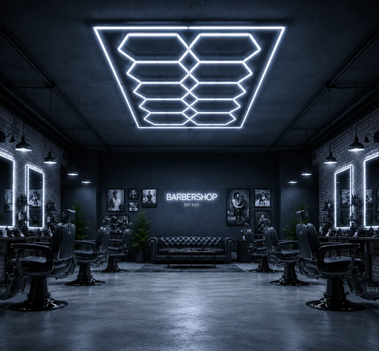 Lampa Garażowa Hexagon 6500K 632W 75840LM