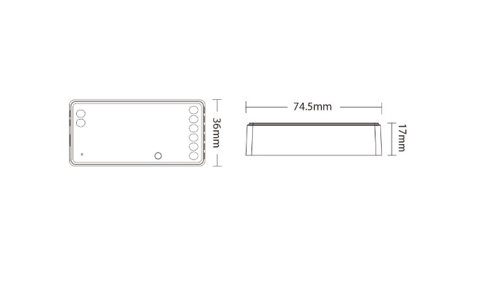 TAŚMA LED CYFROWA PŁYNĄCA FALA 20M COB 260W WS2811 24V MIBOXER STEROWNIK