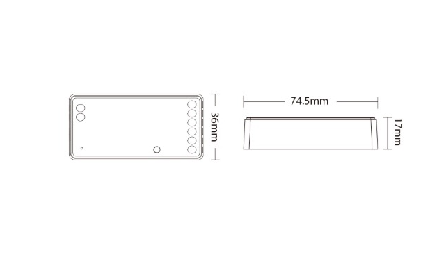 TAŚMA LED CYFROWA PŁYNĄCA FALA 15M COB 195W WS2811 24V MIBOXER STEROWNIK