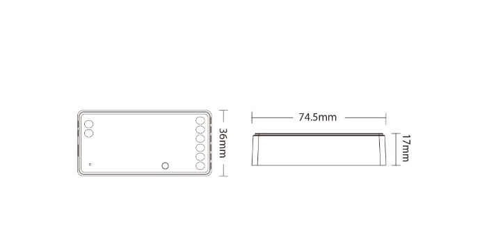 TAŚMA LED CYFROWA PŁYNĄCA FALA 10M COB 130W WS2811 24V MIBOXER STEROWNIK