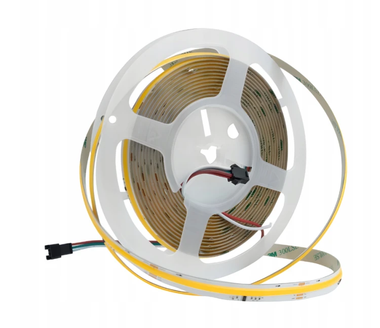 MIBOXER + TAŚMA LED CYFROWA PŁYNĄCA WODA 5M COB 65W 24V Gotowy Zestaw
