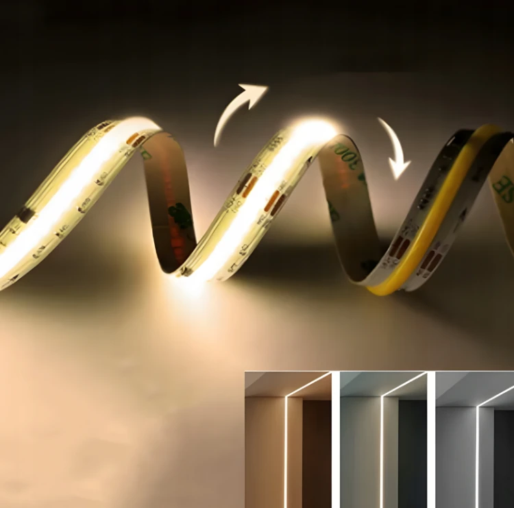 MIBOXER + TAŚMA LED CYFROWA PŁYNĄCA WODA 5M COB 65W 24V Gotowy Zestaw