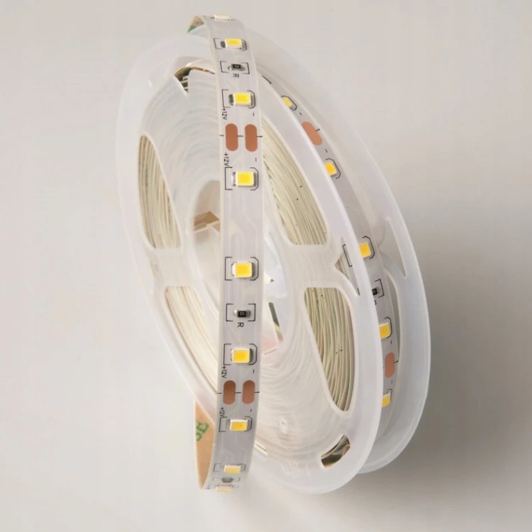 Taśma LED 12V 24W 5m Barwa Neutralna 4000K 8mm 1000lm Dekoracyjna Dzienna