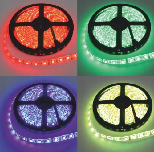 Taśma LED RGB 5m 12V 72W Wielokolorowa Rolka Pasek IP20 300LED Kolorowa