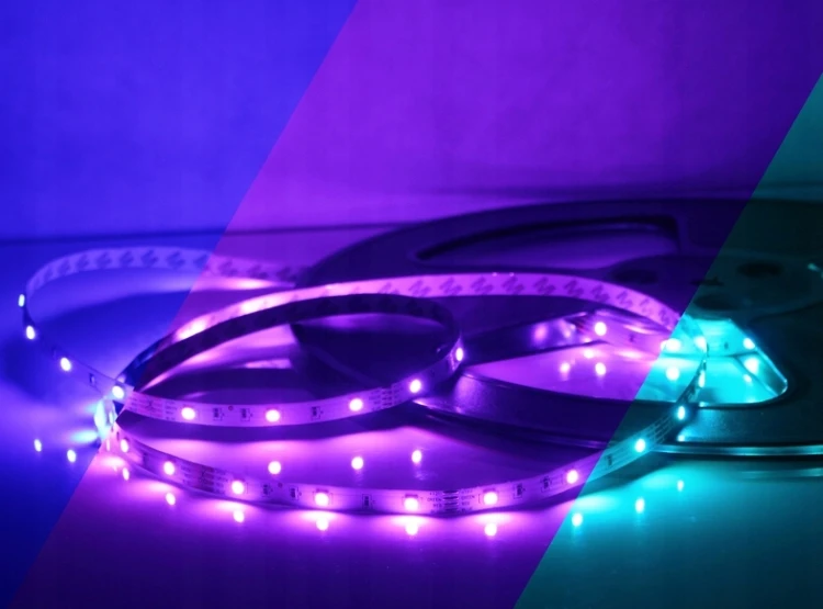 Taśma LED RGB 5m 12V 72W Wielokolorowa Rolka Pasek IP20 300LED Kolorowa