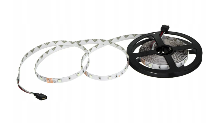 Taśma LED RGB 5m 12V 36W Wielokolorowa Rolka Pasek IP20 150LED Kolorowa
