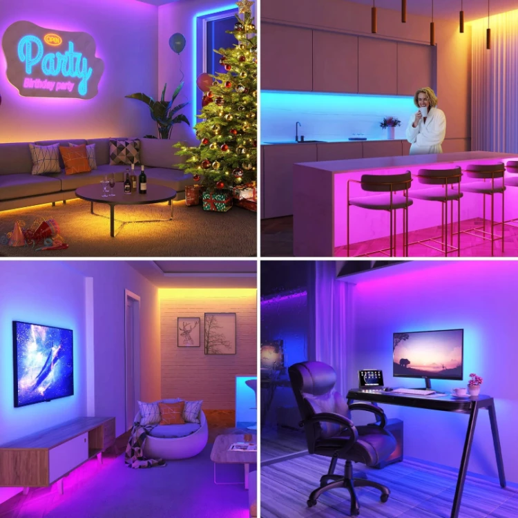 Taśma LED RGB 5m 12V 36W Wodoodporna Wielokolorowa Rolka Pasek IP63 LEDY