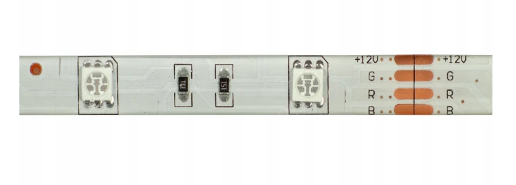 Taśma LED RGB 5m 12V 36W Wodoodporna Wielokolorowa Rolka Pasek IP63 LEDY