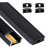 Profil LED Aluminiowy 2m Czarny Natynkowy Do Taśmy LED 8mm - 12mm 5 sztuk