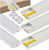 Zestaw 5x Profil Aluminiowy LED Anodowany Natynkowy 2m + Klosz Mleczny