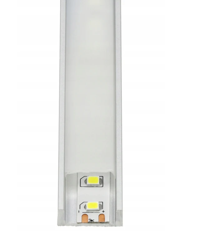 Zestaw 5x Profil Aluminiowy LED Anodowany Natynkowy 2m + Klosz Mleczny