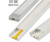 Zestaw 5x Profil Aluminiowy LED Anodowany Natynkowy 2m + Klosz Mleczny