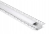 Zestaw 5x Profil Aluminiowy LED Podtynkowy Do Regips Kartongips Anodowany 2m