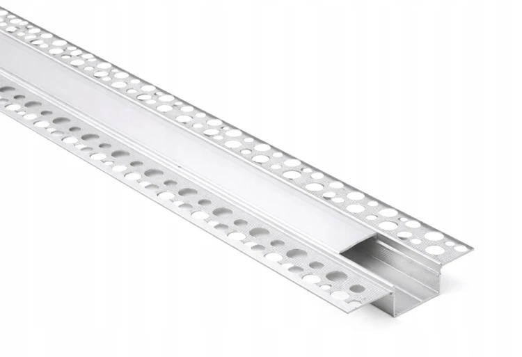 Zestaw 5x Profil Aluminiowy LED Podtynkowy Do Regips Kartongips Anodowany 2m