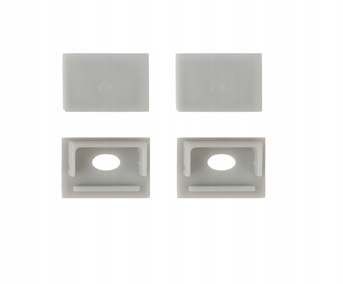 Zestaw 5x Profil Aluminiowy LED Podtynkowy Do Regips Kartongips Anodowany 2m