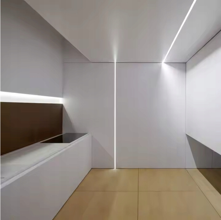 Zestaw 10x Profil Aluminiowy LED Podtynkowy 2m Do Regips Kartongips Anodowany