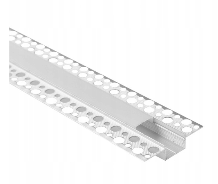 Zestaw 10x Profil Aluminiowy LED Podtynkowy 2m Do Regips Kartongips Anodowany