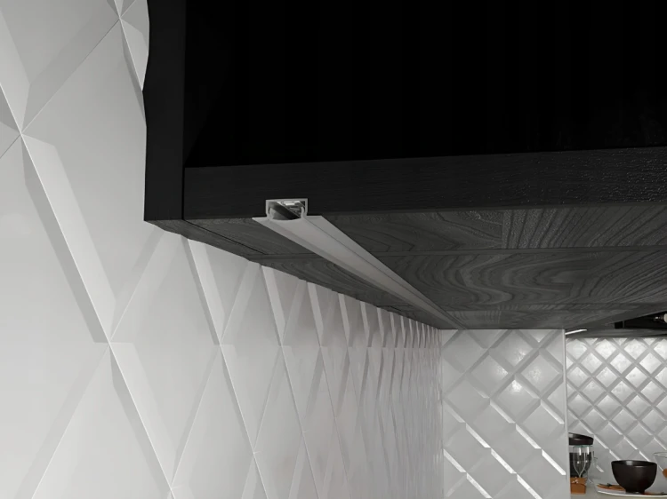Zestaw 5x Profil LED Wpuszczany 1m Aluminiowy Podtynkowy Biały Do Taśmy LED