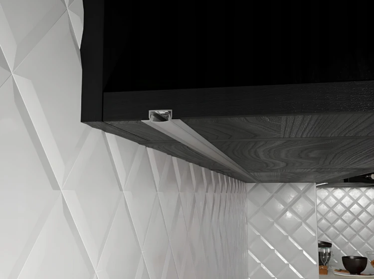 Zestaw 10x Profil LED Wpuszczany 1m Aluminiowy Podtynkowy Biały Do Taśmy LED