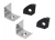 Zestaw 5x Profil LED Aluminiowy Czarny 2m Narożny Kątowy Do Taśmy Rogowy 12mm