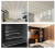 Zestaw 10x Profil LED Aluminiowy Czarny 2m Narożny Kątowy Do Taśmy Rogowy 12mm