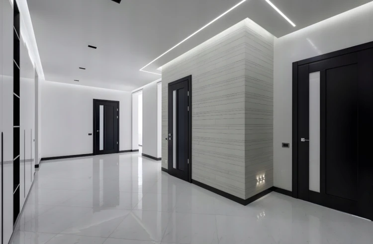 Zestaw 5x Profil LED Wpuszczany 1m Aluminiowy Podtynkowy Czarny Do Taśmy LED