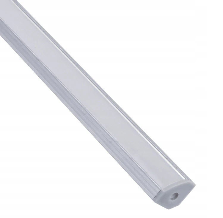Zestaw 5x Profil LED Aluminiowy Anodowany 1m Narożny Kątowy Do Taśmy LED 12mm