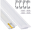 Zestaw 5x Profil LED Wpuszczany 2m Aluminiowy Podtynkowy Biały Do Taśmy LED