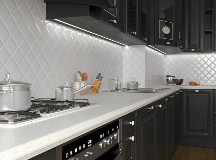 Zestaw 5x Profil LED Wpuszczany 2m Aluminiowy Podtynkowy Biały Do Taśmy LED
