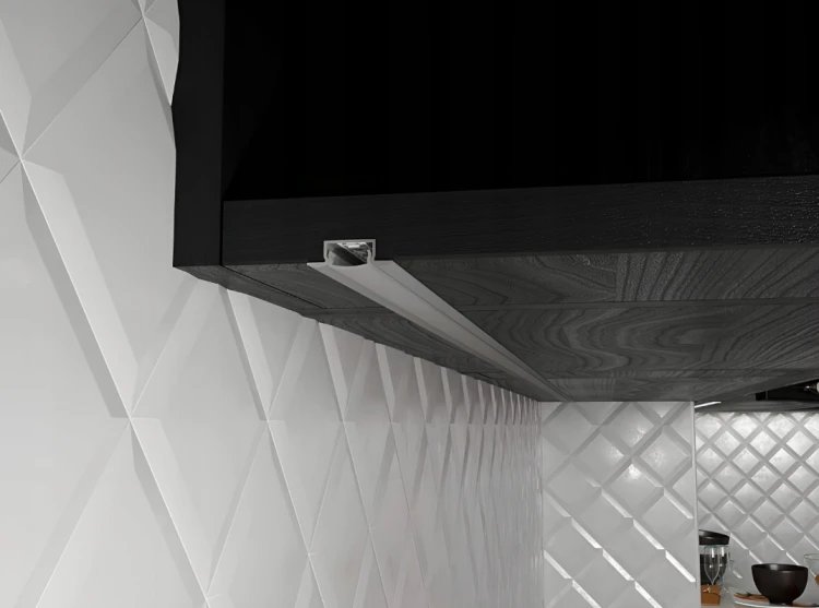 Zestaw 5x Profil LED Wpuszczany 2m Aluminiowy Podtynkowy Biały Do Taśmy LED