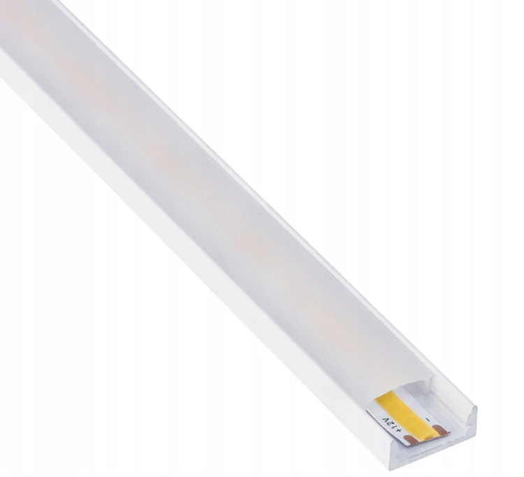 Zestaw 5x Profil LED Aluminiowy 1m Anodowany Natynkowy Do Taśmy LED 8mm - 12mm