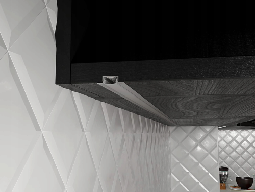 Zestaw 5x Profil LED Wpuszczany 1m Aluminiowy Podtynkowy Anodowany Do Taśmy