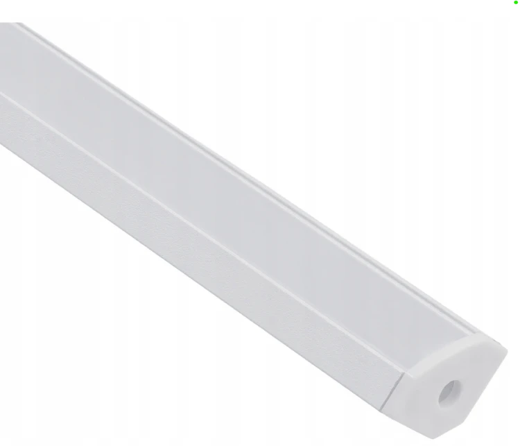 Zestaw 10x Profil LED Aluminiowy Biały 2m Narożny Kątowy Do Taśmy Rogowy 12mm