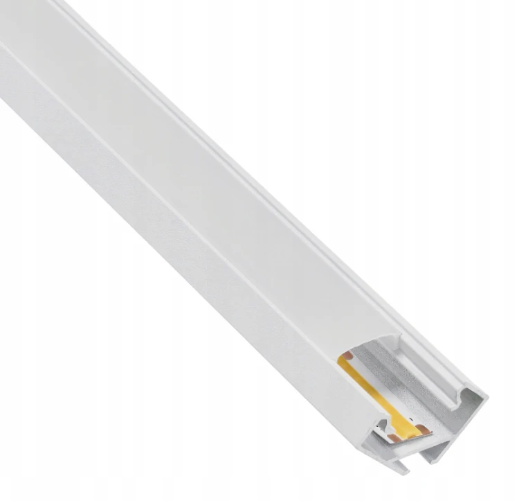 Zestaw 10x Profil LED Aluminiowy Biały 2m Narożny Kątowy Do Taśmy Rogowy 12mm