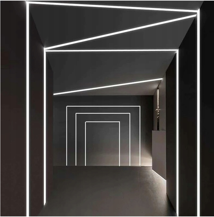 Zestaw 10x Profil LED Aluminiowy Biały 2m Narożny Kątowy Do Taśmy Rogowy 12mm
