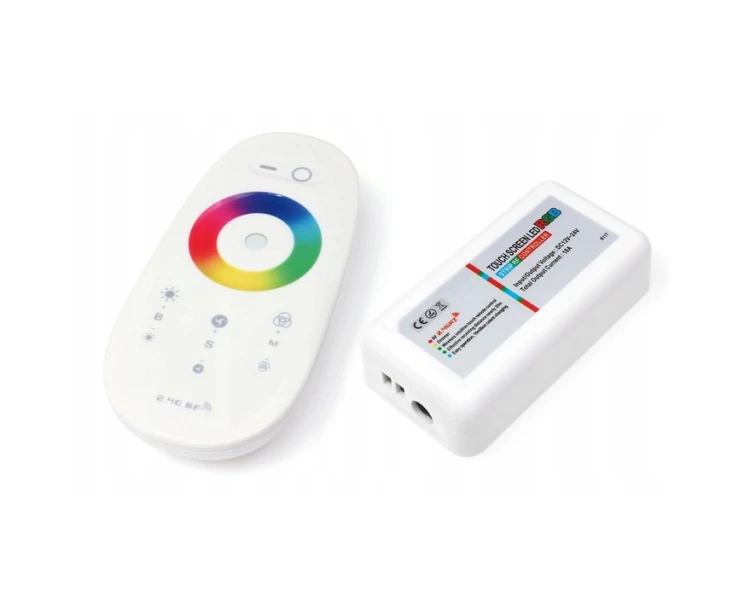 Taśma LED 20m RGB KOLOROWA ZESTAW + Pilot Zasilacz Mocny Zestaw Do Pokoj