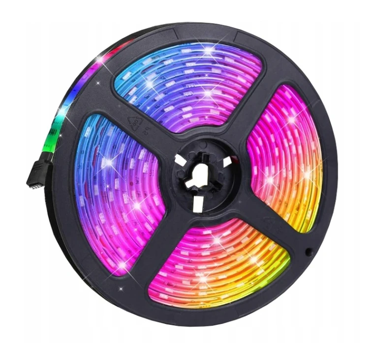 Zrzut ekranu 2026-09-24 144838.pngTaśma LED 20m RGB KOLOROWA ZESTAW + Pilot Zasilacz Mocny Zestaw Do Pokoj