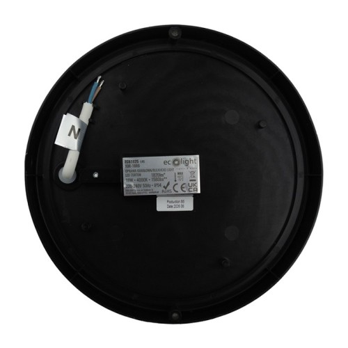 Torton TOR-18RB 18W 4000K 1580lm IP54 OKRĄG CZARNY