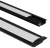 5x Profil Wpuszczany LED Aluminiowy 2m Czarny + Klosz Mleczny LED Zestaw