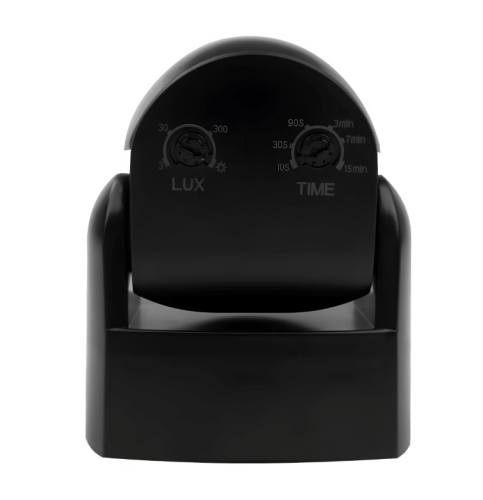 Czujnik Ruchu PIR Hermetyczny Czujka Zewnętrzna 180st. 600W 12m IP65 Czarny