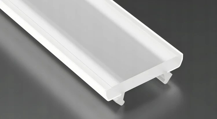 Profil LED Wodoodporny Biały Aluminiowy 3m Wpuszczany Do Łazienki + Klosz