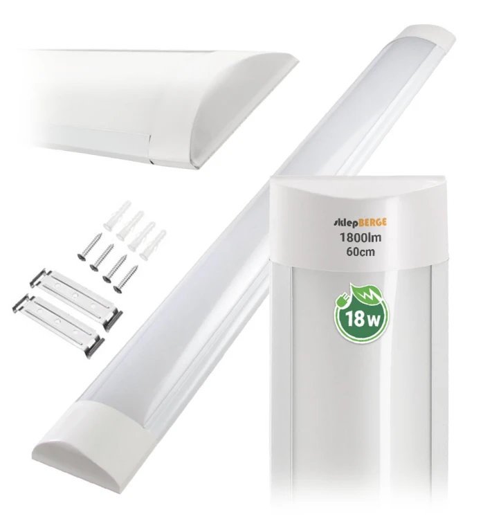 8x  Lampa LED Panel 60cm do Garażu Warsztatu 18W