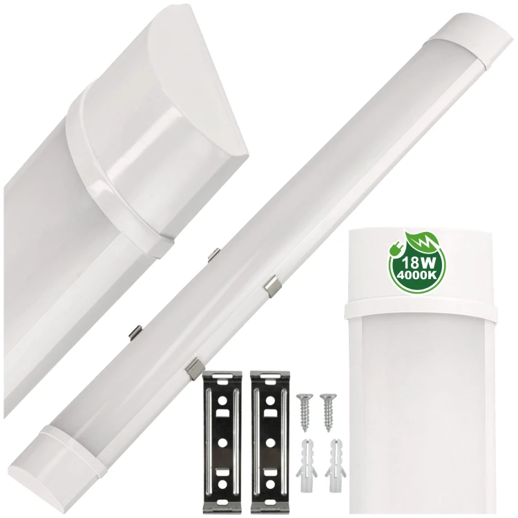 2x Panel LED Baten 18W 60cm 4500K 1650lm IP44