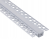 Zestaw 2x Profile Do Płyt Gipsowych LED Karton Gips 2m 200cm Do Taśmy LED