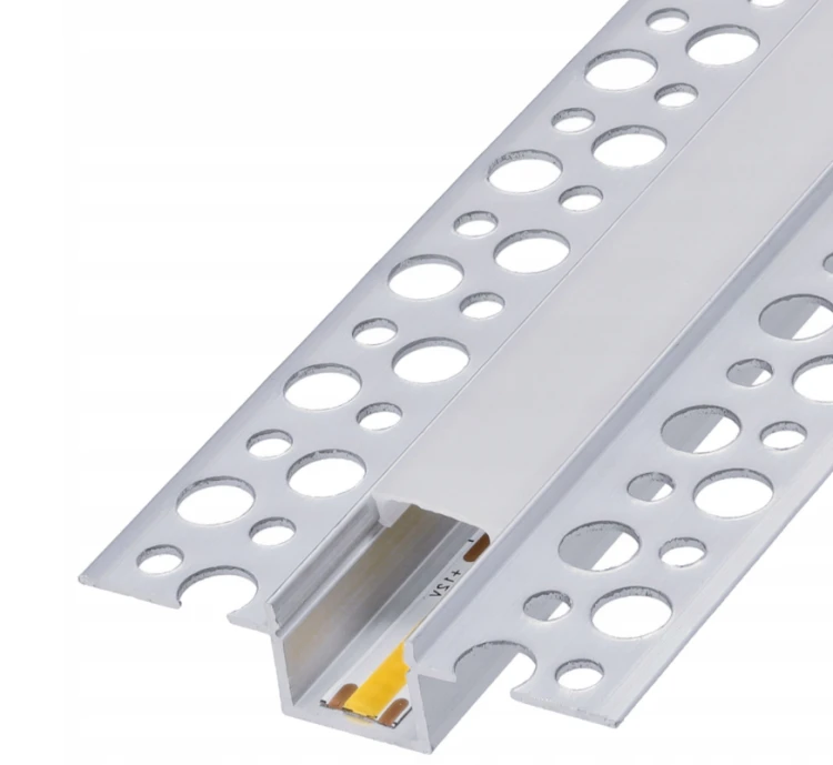 5x PROFIL LED PROFILE DO PŁYT GK GIPSOWYCH 2M Solidny Regips Aluminiowy