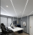 5x PROFIL LED PROFILE DO PŁYT GK GIPSOWYCH 2M Solidny Regips Aluminiowy