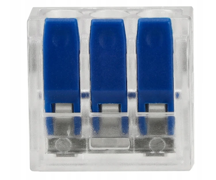 5x Złączka Szybkozlaczka Elektryczna 3-przewodowa Instalacyjna Zaciskowa