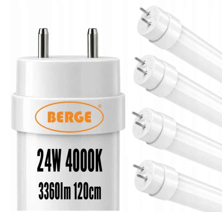 4x Świetlówka Tuba LED 120CM T8 24W =65W 3360lm 4000K G13 Światło Neutralne